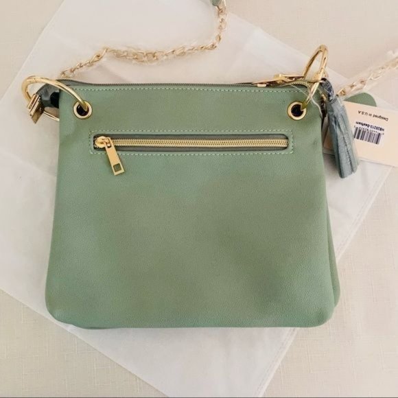 Mellow World Erin Womens Convertible Crossover Bag in Seafoam Green New - Picture 7 of 14